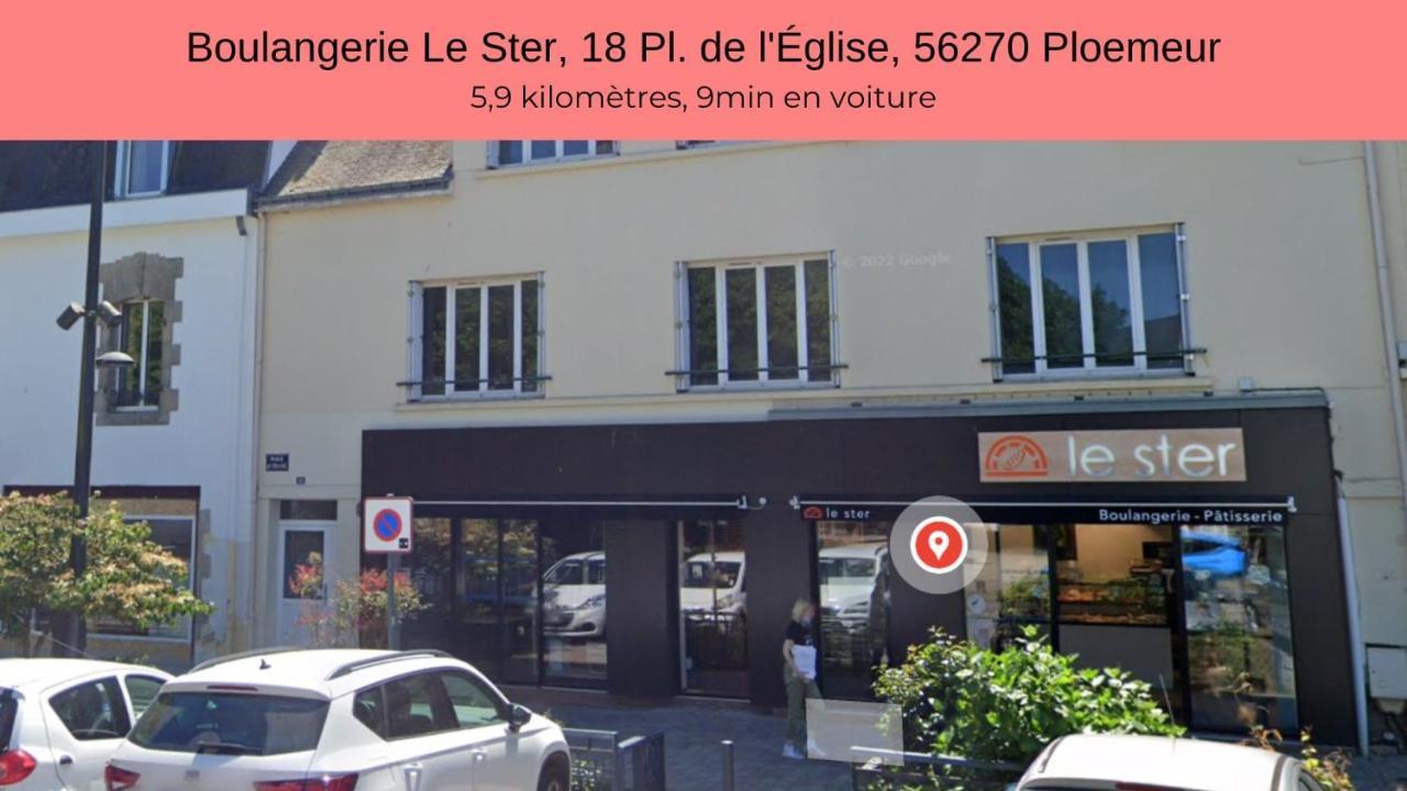 Le Phare Ouest - 80 M De La Mer - Vue Ocean Sur Le Balcon - Entierement Renove - Internet Haut Debit - Nouveau Ploemeur Eksteriør bilde