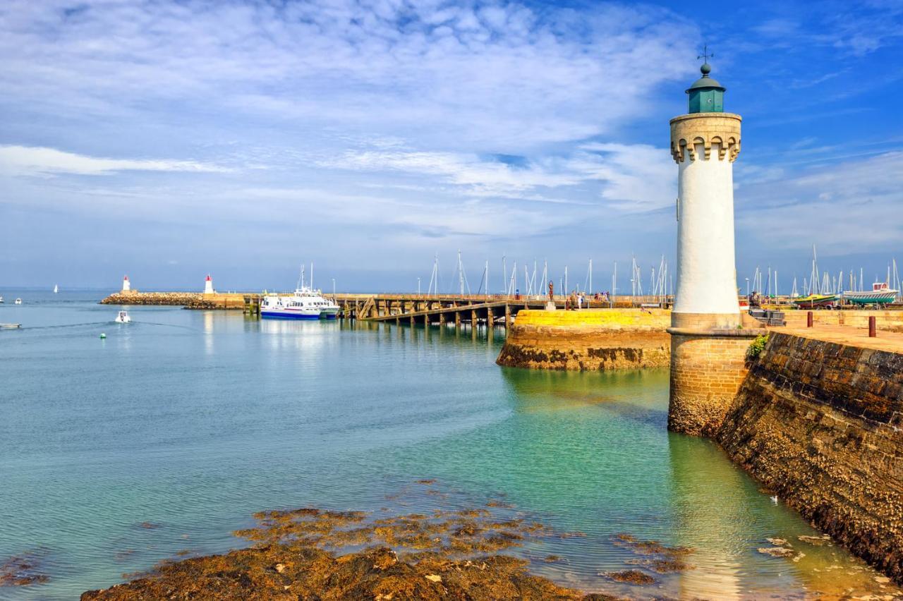 Le Phare Ouest - 80 M De La Mer - Vue Ocean Sur Le Balcon - Entierement Renove - Internet Haut Debit - Nouveau Ploemeur Eksteriør bilde