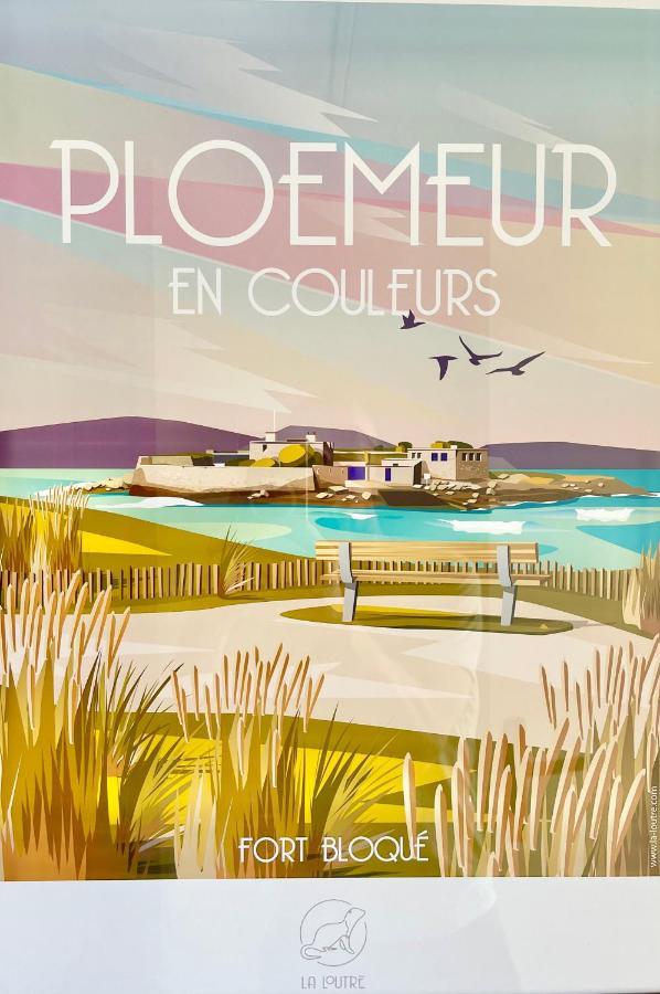 Le Phare Ouest - 80 M De La Mer - Vue Ocean Sur Le Balcon - Entierement Renove - Internet Haut Debit - Nouveau Ploemeur Eksteriør bilde