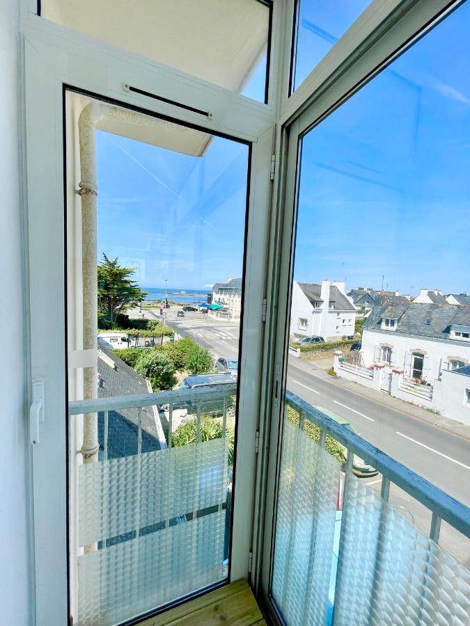 Le Phare Ouest - 80 M De La Mer - Vue Ocean Sur Le Balcon - Entierement Renove - Internet Haut Debit - Nouveau Ploemeur Eksteriør bilde
